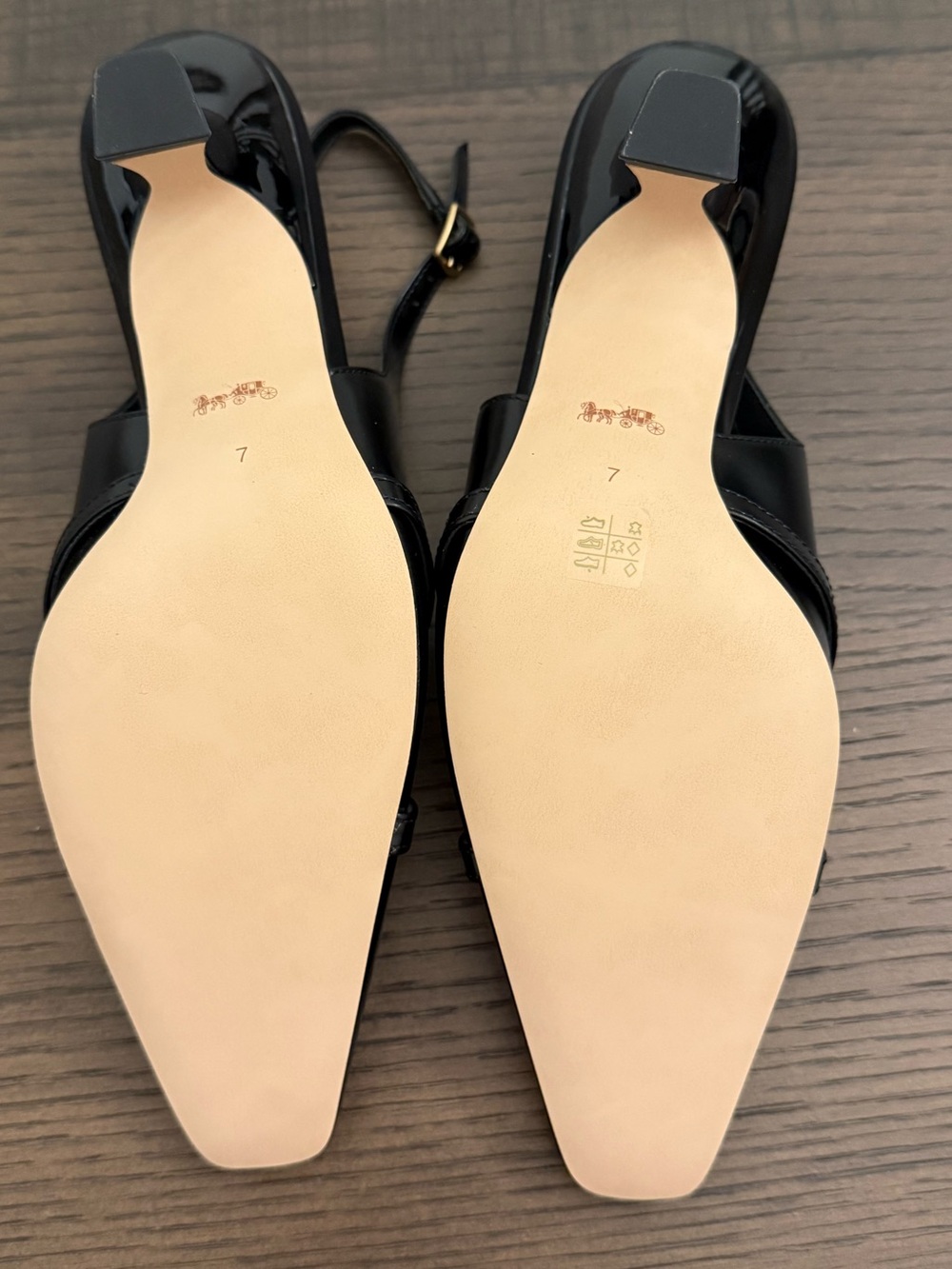 Coach Rowyn Slingback Heels Size 7 - Picture 7 of 9